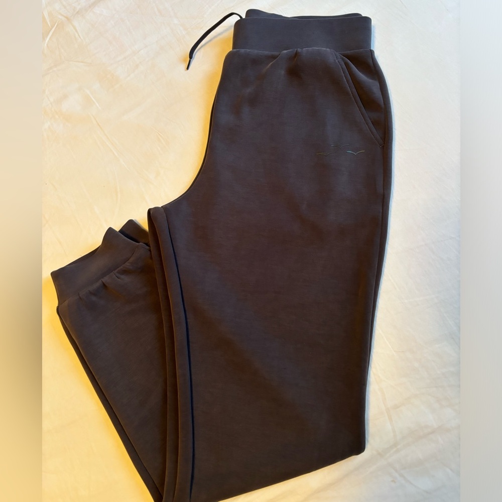 Dark Grey/Black Buttery Feel Lazypants